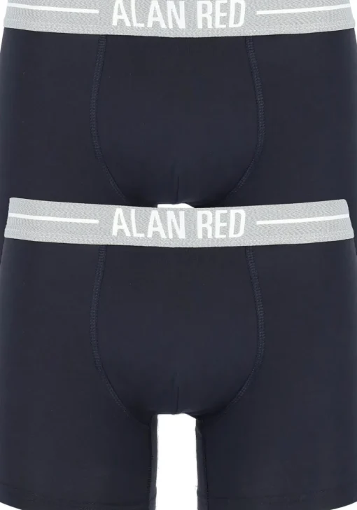 ALAN RED boxershorts (2-pack), navy blauw