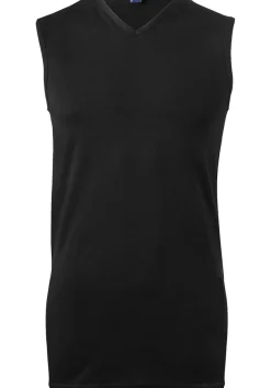 ALAN RED singlets Minto (2-pack), V-hals, zwart
