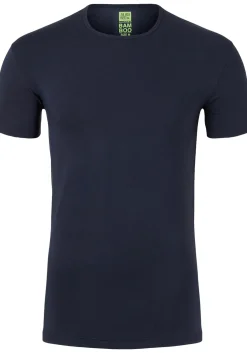 ALAN RED T-shirt Bilbao bamboo (1-pack), O-hals stretch, blauw