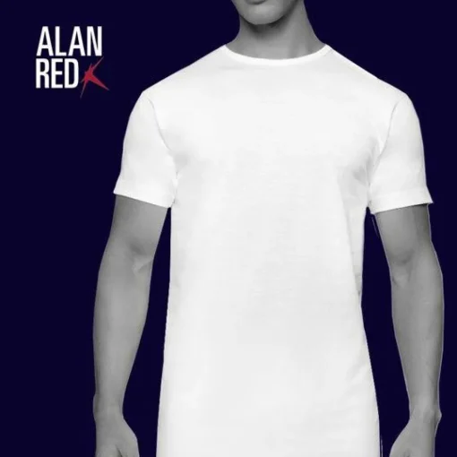 ALAN RED T-shirt Derby extra lang (2-pack), O-hals, donker blauw
