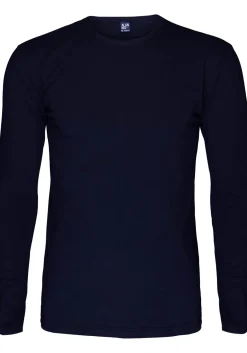 ALAN RED T-shirt Olbia (1-pack), O-hals lange mouw stretch, blauw