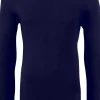 ALAN RED T-shirt Oslo (1-pack), V-hals lange mouw stretch, blauw