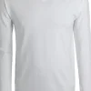 ALAN RED T-shirt Oslo (1-pack), V-hals lange mouw stretch, wit