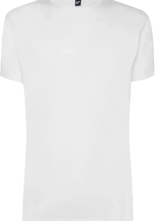 ALAN RED T-shirts Derby (2-pack), O-hals, wit en grijs melange