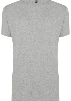 ALAN RED T-shirts Derby (2-pack), O-hals, wit en grijs melange