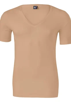 ALAN RED T-shirts no neck (2-pack), diepe V-hals, huidskleur