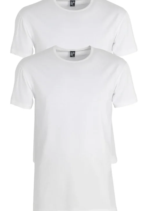 ALAN RED T-shirts Ottawa (2-pack), O-hals stretch, wit