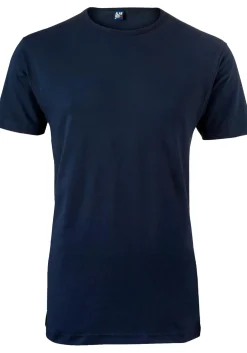 ALAN RED T-shirts Ottawa (2-pack), O-hals stretch, donker blauw