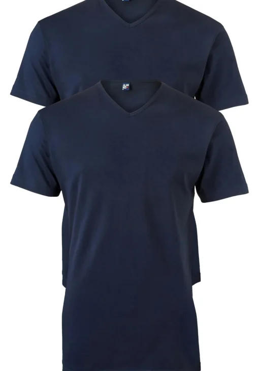 ALAN RED T-shirts Vermont (2-pack), donkerblauw