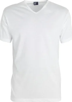 ALAN RED T-shirts Vermont (2-pack), V-hals, wit