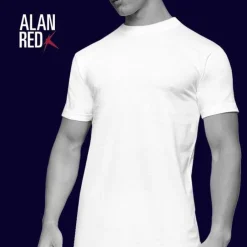 ALAN RED T-shirts Virginia extra lang (2-pack), O-hals, wit