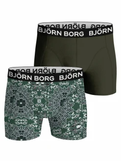 Bjorn Borg Bamboo Cotton Blend boxers, heren boxers normale lengte (2-pack), multicolor