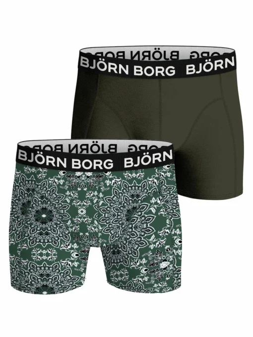 Bjorn Borg Bamboo Cotton Blend boxers, heren boxers normale lengte (2-pack), multicolor