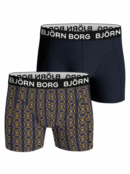 Bjorn Borg Bamboo Cotton Blend boxers, heren boxers normale lengte (2-pack), multicolor