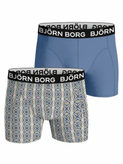Bjorn Borg Bamboo Cotton Blend boxers, heren boxers normale lengte (2-pack), multicolor