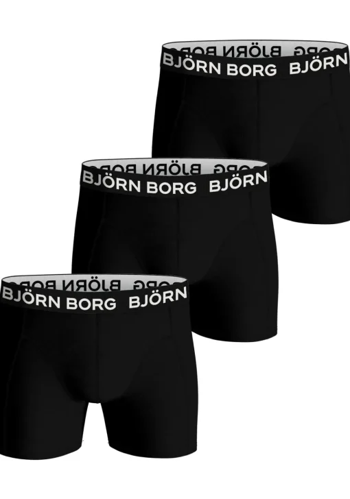 Bjorn Borg Bamboo Cotton Blend boxers, heren boxers normale lengte (3-pack), multicolor