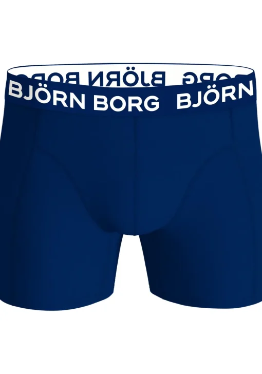 Bjorn Borg Bamboo Cotton Blend boxers, heren boxers normale lengte (2-pack), blauw, print