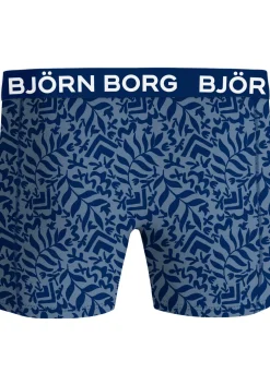 Bjorn Borg Bamboo Cotton Blend boxers, heren boxers normale lengte (2-pack), blauw, print