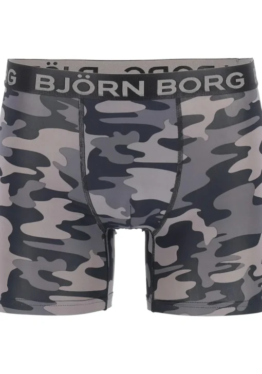 Bjorn Borg Boxers Performance microfiber, zwart camo print