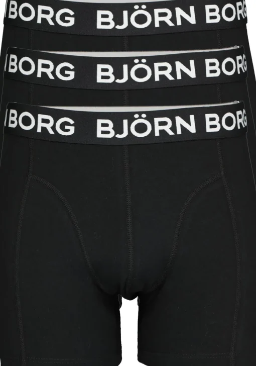 Bjorn Borg boxershorts Core (3-pack), heren boxers normale lengte, zwart