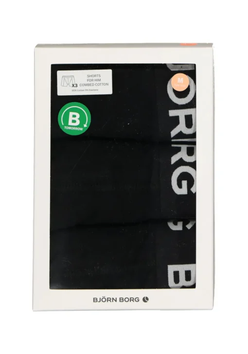 Bjorn Borg boxershorts Core (3-pack), heren boxers normale lengte, zwart