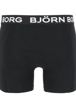 Bjorn Borg boxershorts Core (2-pack), heren boxers normale lengte, zwart en donkerblauw