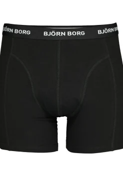 Bjorn Borg boxershorts Essential (5-pack), heren boxers normale lengte, zwart, rood, wit, blauw en kobalt blauw