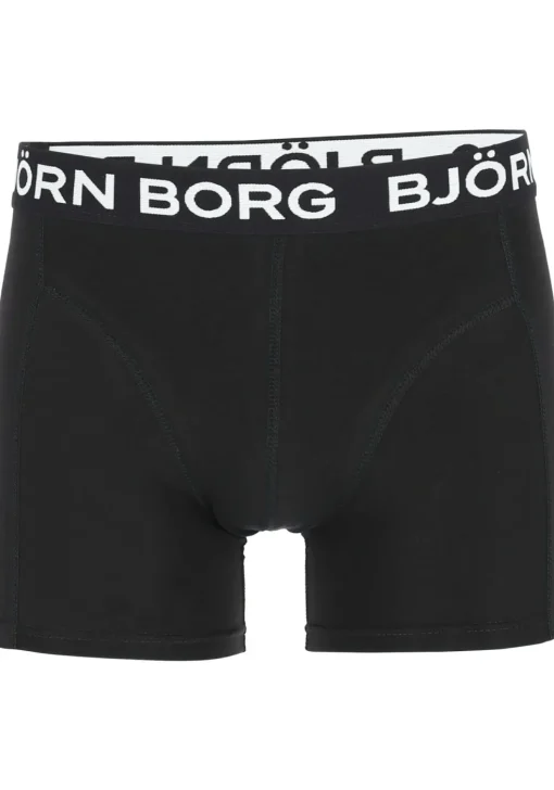 Bjorn Borg boxershorts Essential (5-pack), heren boxers normale lengte, zwart