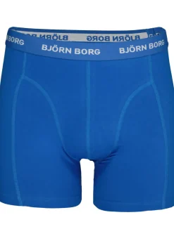 Bjorn Borg boxershorts Essential (3-pack), heren boxers normale lengte, drie tinten blauw