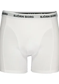 Bjorn Borg boxershorts Essential (5-pack), heren boxers normale lengte, zwart, rood, wit, blauw en kobalt blauw