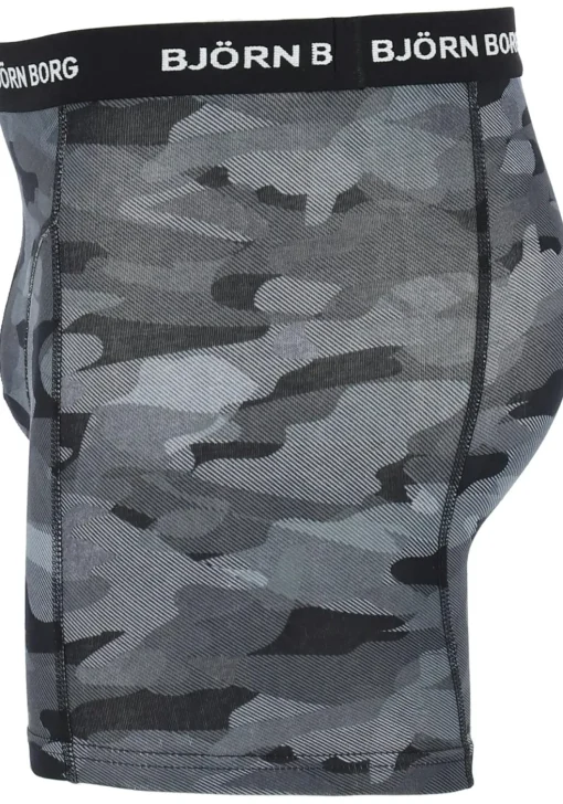 Bjorn Borg boxershorts Essential (3-pack), heren boxers normale lengte, zwart Black beauty