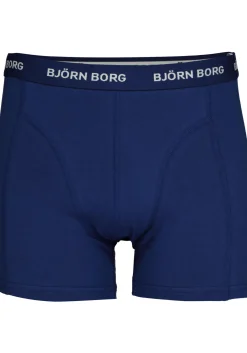 Bjorn Borg boxershorts Essential (5-pack), heren boxers normale lengte, zwart, rood, wit, blauw en kobalt blauw