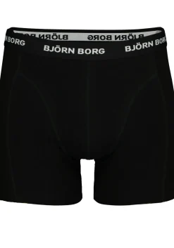 Bjorn Borg boxershorts Essential (5-pack), heren boxers normale lengte, zwart, donkerblauw, blauw, kobaltblauw en grijs