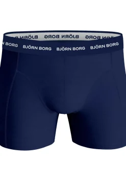 Bjorn Borg boxershorts Essential (3-pack), heren boxers normale lengte, drie tinten blauw
