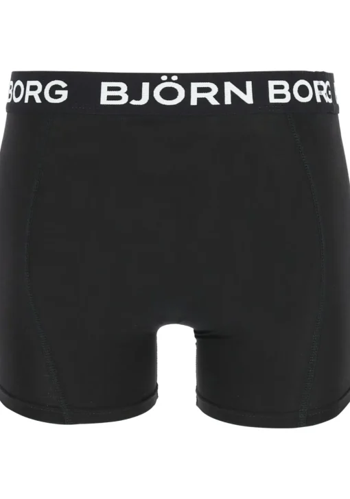 Bjorn Borg boxershorts Essential (5-pack), heren boxers normale lengte, zwart