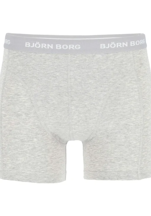 Bjorn Borg boxershorts Essential (3-pack), heren boxers normale lengte, zwart Black beauty