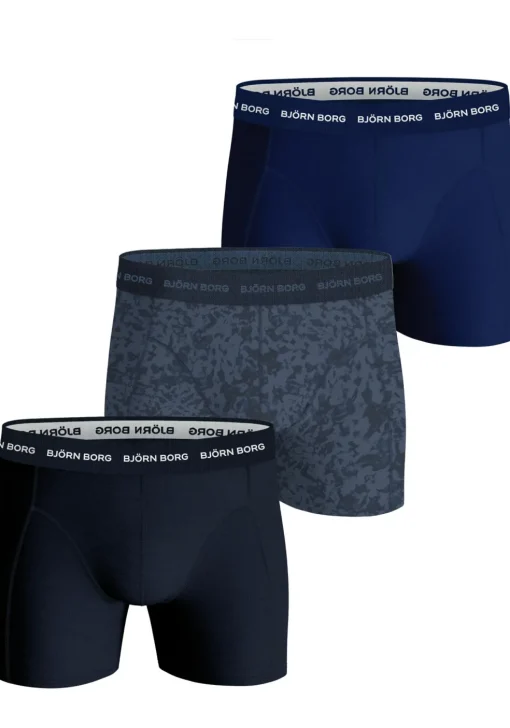 Bjorn Borg Cotton Stretch boxers, heren boxers normale lengte (3-pack), multicolor