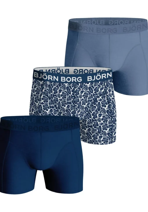 Bjorn Borg Cotton Stretch boxers, heren boxers normale lengte (3-pack), multicolor