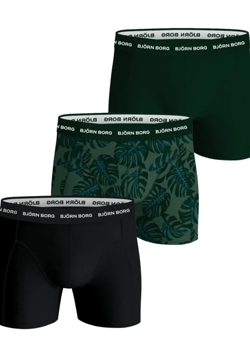 Bjorn Borg Cotton Stretch boxers, heren boxers normale lengte (3-pack), multicolor