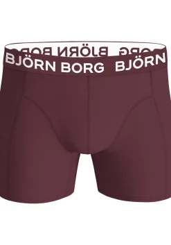 Bjorn Borg Cotton Stretch boxers, heren boxers normale lengte (7-pack), zwart , groen, donkerrood en groen met print