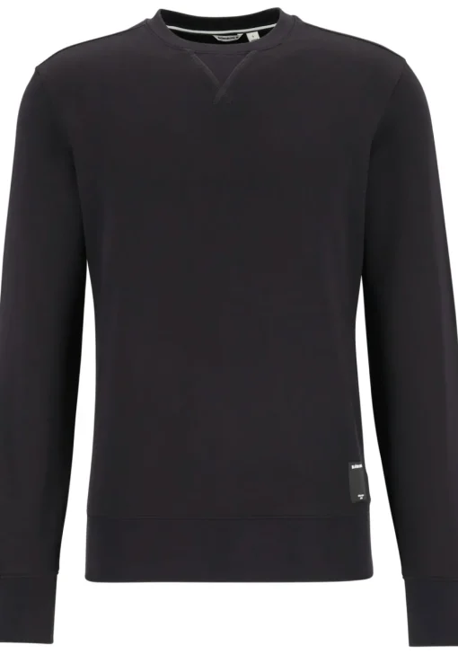 Bjorn Borg crew neck sweater, heren sweatshirt dik, zwart