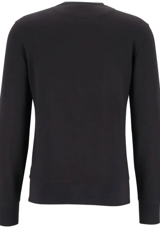 Bjorn Borg crew neck sweater, heren sweatshirt dik, zwart