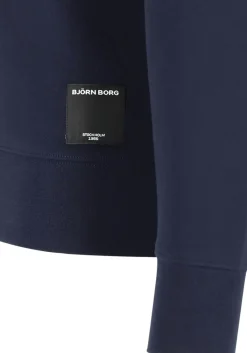 Bjorn Borg crew neck sweater, heren sweatshirt dik, blauw