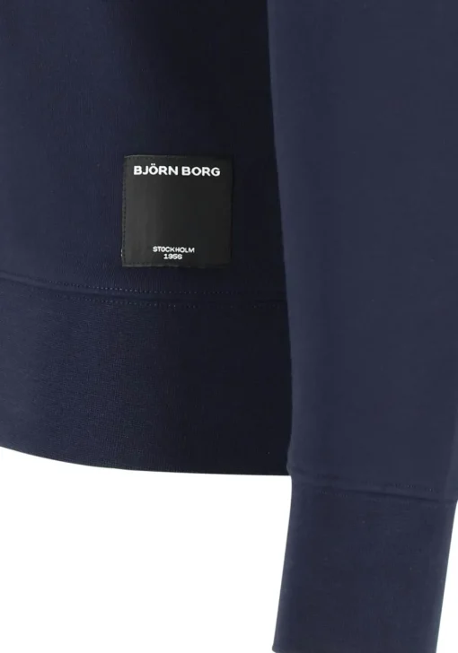 Bjorn Borg crew neck sweater, heren sweatshirt dik, blauw