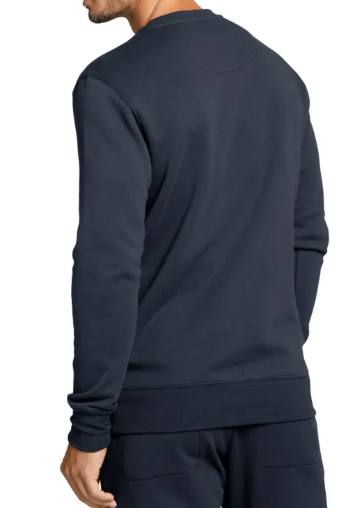 Bjorn Borg crew neck sweater, heren sweatshirt dik, blauw