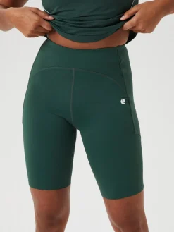 Bjorn Borg dames Ace Biker Shorts, dames broek kort, groen