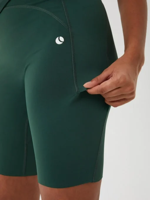 Bjorn Borg dames Ace Biker Shorts, dames broek kort, groen