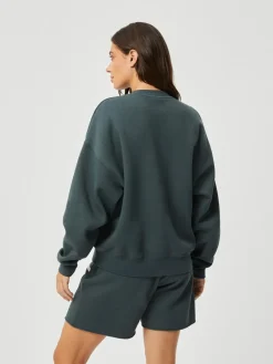 Bjorn Borg dames Studio Oversized Crew, petrol