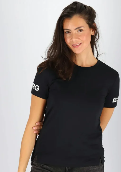 Bjorn Borg dames T-shirt, zwart