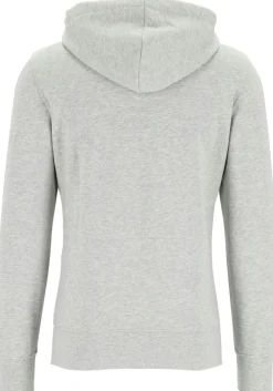 Bjorn Borg hoodie jacket, heren sweatvest dik, lichtgrijs melange